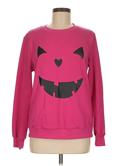 Pre-owned Unbranded Sweatshirt In Pink