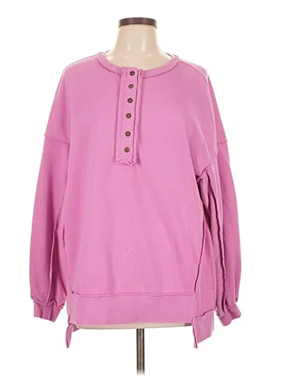 Pre-owned Unbranded Sweatshirt In Pink