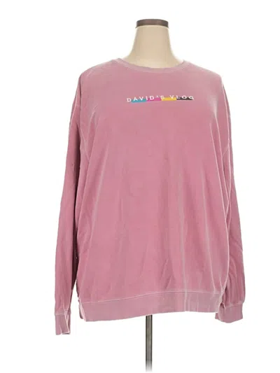 Pre-owned Unbranded Sweatshirt In Pink