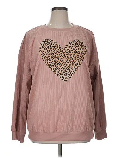 Pre-owned Unbranded Sweatshirt In Pink