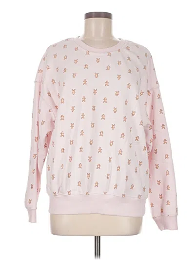 Pre-owned Unbranded Sweatshirt In Pink