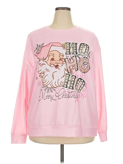 Pre-owned Unbranded Sweatshirt In Pink