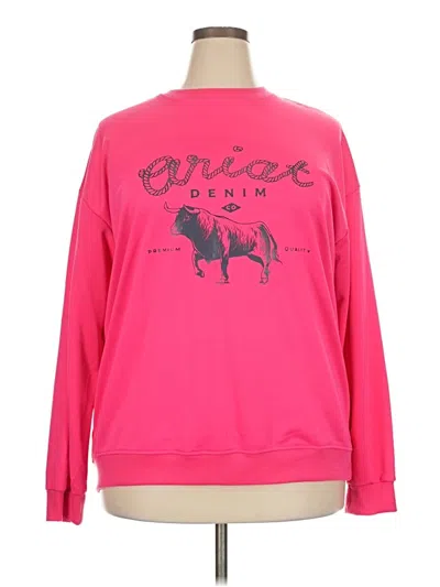 Pre-owned Unbranded Sweatshirt In Pink