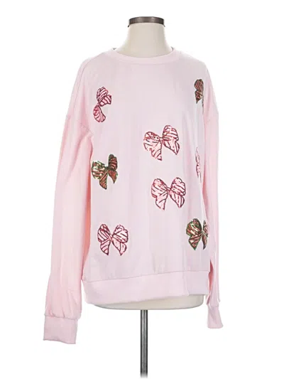 Pre-owned Unbranded Sweatshirt In Pink