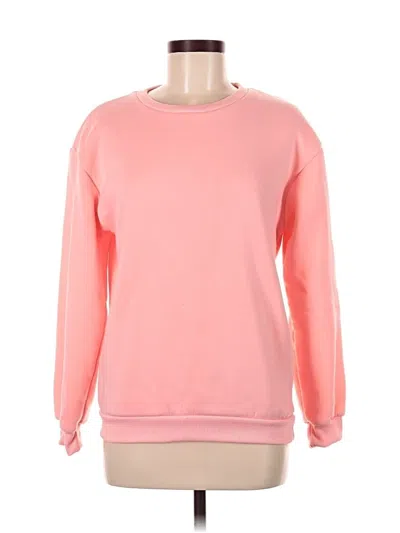 Pre-owned Unbranded Sweatshirt In Pink