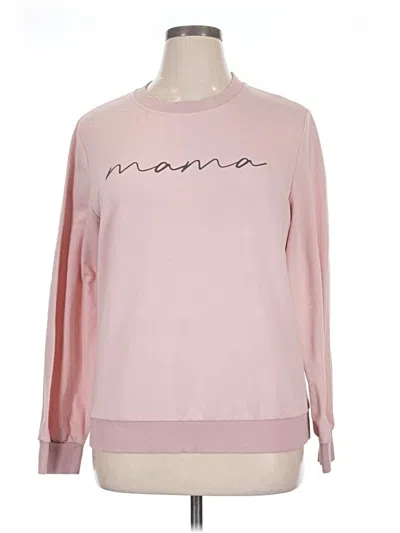 Pre-owned Unbranded Sweatshirt In Pink