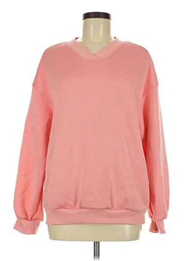Pre-owned Unbranded Sweatshirt In Pink