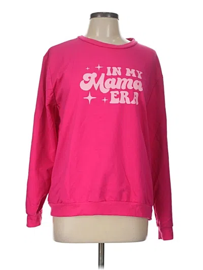 Pre-owned Unbranded Sweatshirt In Pink