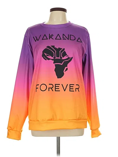 Pre-owned Unbranded Sweatshirt In Purple