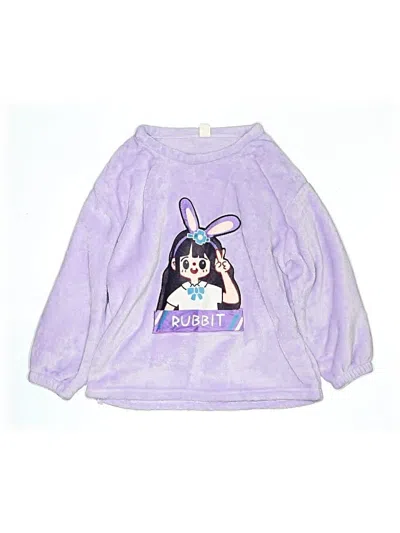 Pre-owned Unbranded Kids' Sweatshirt In Purple
