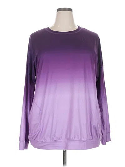 Pre-owned Unbranded Sweatshirt In Purple