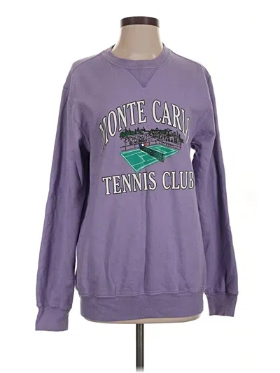 Pre-owned Unbranded Sweatshirt In Purple