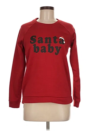 Pre-owned Unbranded Sweatshirt In Red