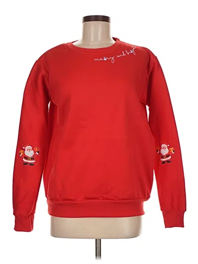 Pre-owned Unbranded Sweatshirt In Red
