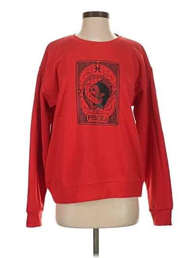 Pre-owned Unbranded Sweatshirt In Red