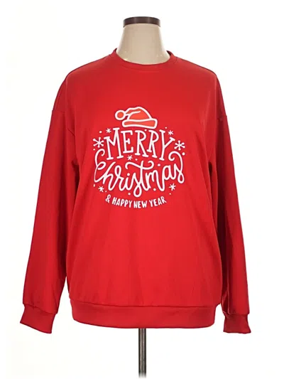 Pre-owned Unbranded Sweatshirt In Red