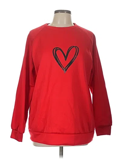 Pre-owned Unbranded Sweatshirt In Red