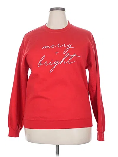 Pre-owned Unbranded Sweatshirt In Red