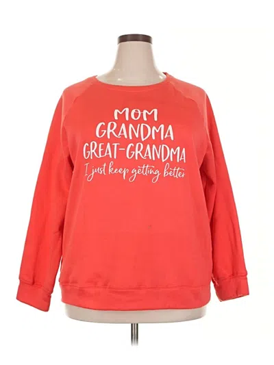Pre-owned Unbranded Sweatshirt In Red