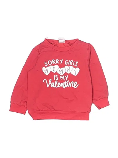 Pre-owned Unbranded Kids' Sweatshirt In Red