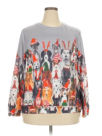 Pre-owned Unbranded Sweatshirt In Silver