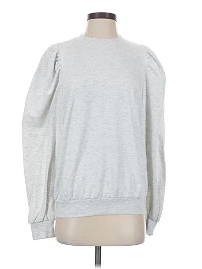 Pre-owned Unbranded Sweatshirt In Silver