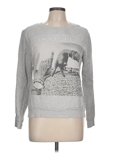 Pre-owned Unbranded Sweatshirt In Silver