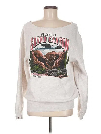 Pre-owned Unbranded Sweatshirt In Silver