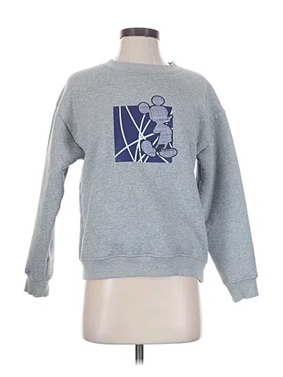 Pre-owned Unbranded Sweatshirt In Silver