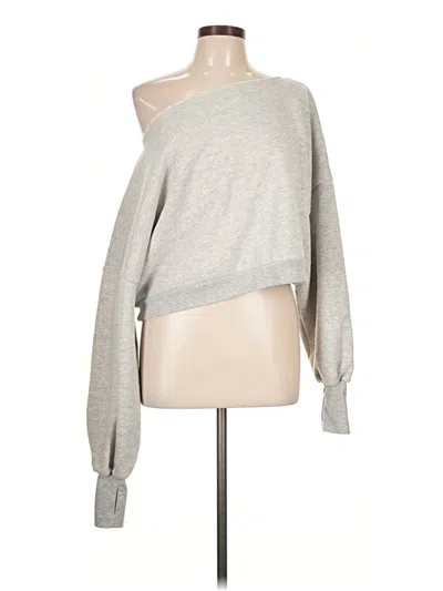 Pre-owned Unbranded Sweatshirt In Silver