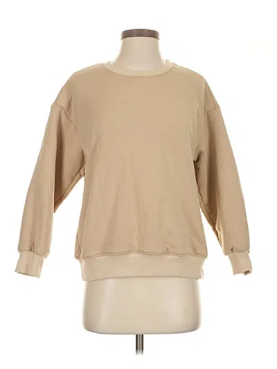 Pre-owned Unbranded Sweatshirt In Tan