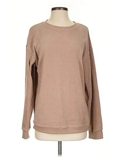 Pre-owned Unbranded Sweatshirt In Tan