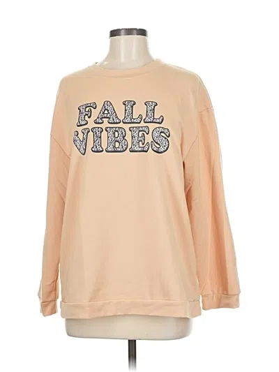 Pre-owned Unbranded Sweatshirt In Tan