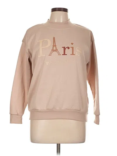 Pre-owned Unbranded Sweatshirt In Tan