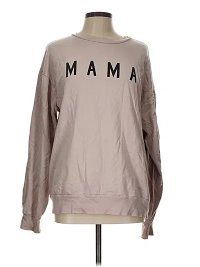 Pre-owned Unbranded Sweatshirt In Tan