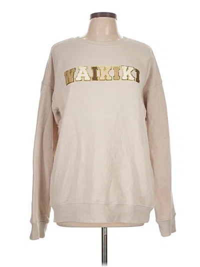 Pre-owned Unbranded Sweatshirt In Tan