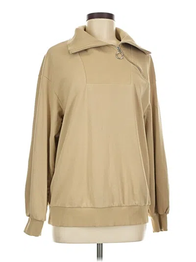 Pre-owned Unbranded Sweatshirt In Tan