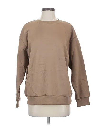 Pre-owned Unbranded Sweatshirt In Tan
