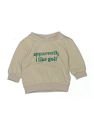 Pre-owned Unbranded Babies' Sweatshirt In Tan