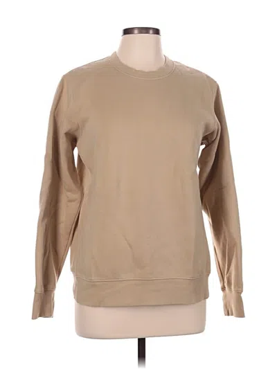 Pre-owned Unbranded Sweatshirt In Tan