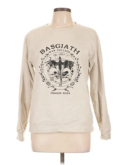 Pre-owned Unbranded Sweatshirt In Tan