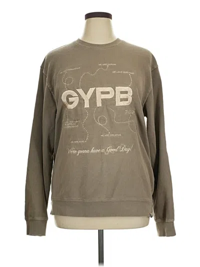 Pre-owned Unbranded Sweatshirt In Tan