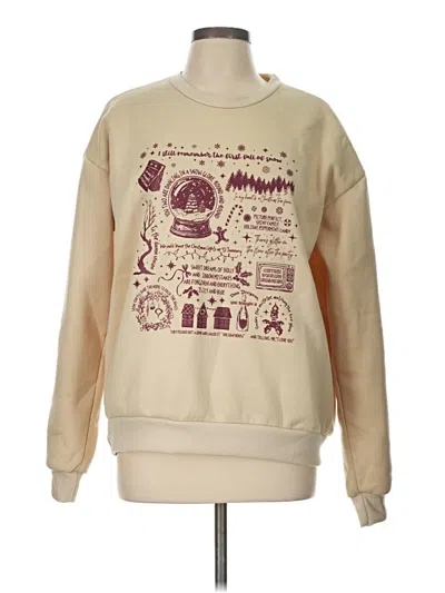 Pre-owned Unbranded Sweatshirt In Tan