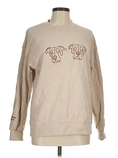 Pre-owned Unbranded Sweatshirt In Tan