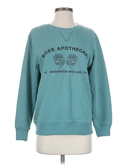 Pre-owned Unbranded Sweatshirt In Teal