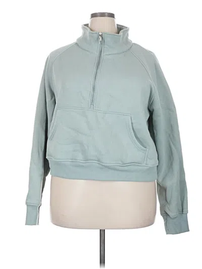 Pre-owned Unbranded Sweatshirt In Teal