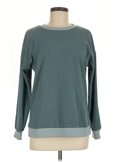 Pre-owned Unbranded Sweatshirt In Teal