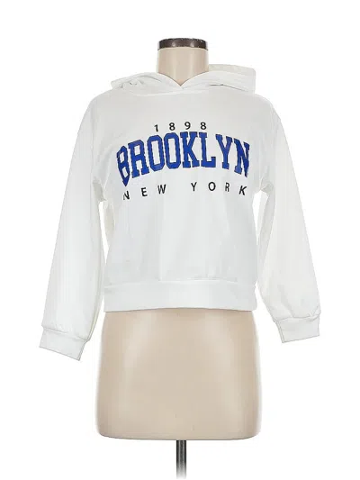 Pre-owned Unbranded Sweatshirt In White