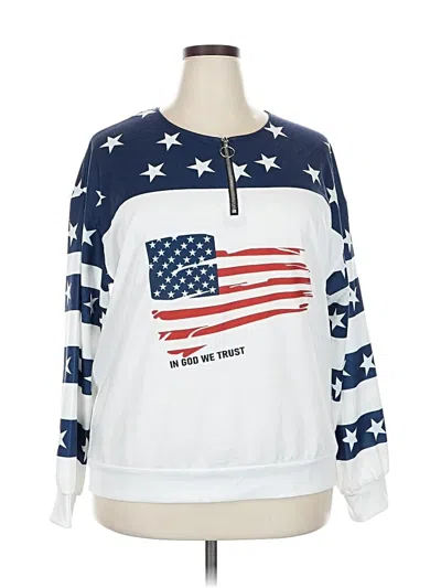 Pre-owned Unbranded Sweatshirt In White