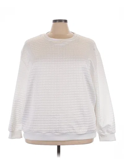 Pre-owned Unbranded Sweatshirt In White